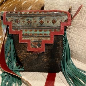 Custom leather cowgirl purse